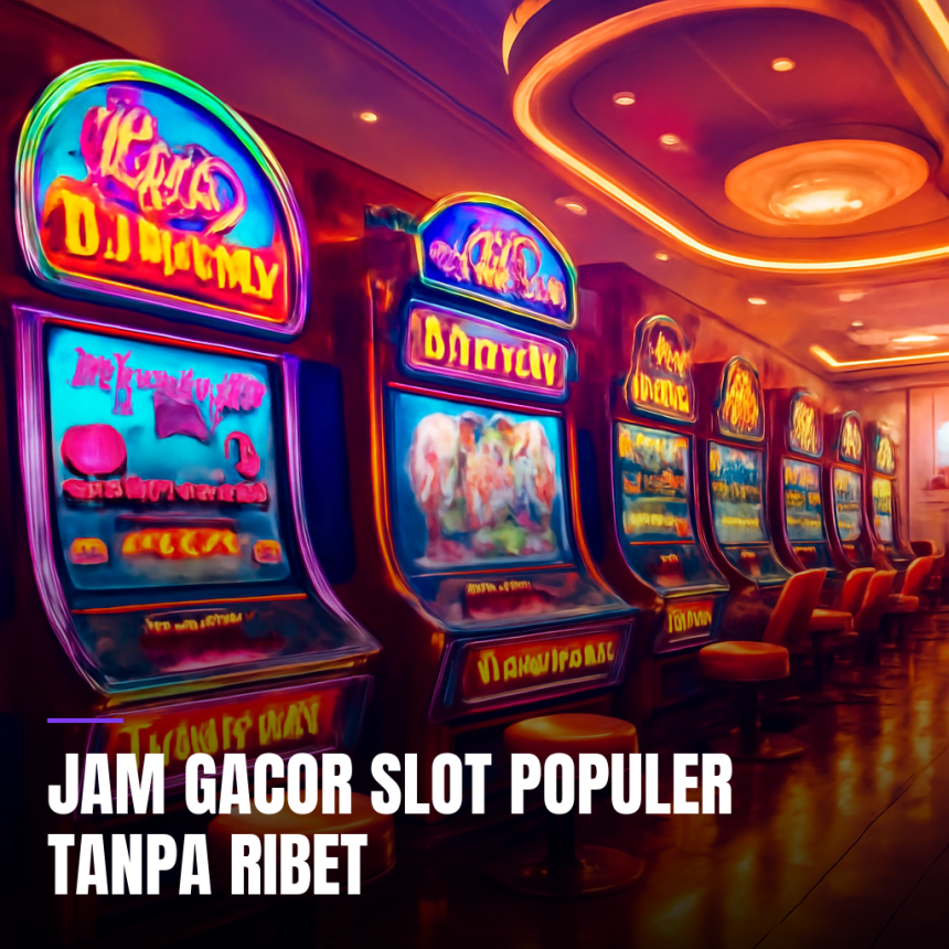Jam gacor slot di casino populer